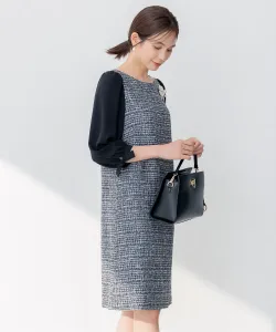 Платье из твида Lame Loop Mall Suite, цвет Navy 1[175]