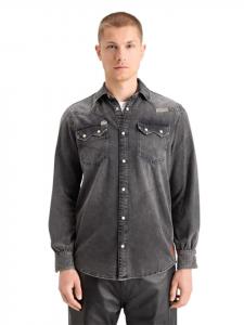 Scotch & Soda Джинсовая рубашка «JOE JONAS X SCOTCH SODA» черного цвета