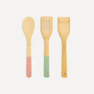 Набор из 3 бамбуковых лопаток El Corte Inglés, разноцветный
