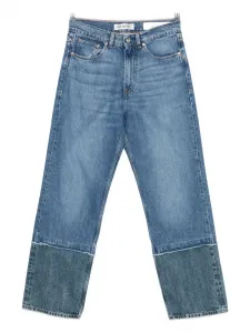 Джинсы Third Cut с контрастным низом OUR LEGACY, синий