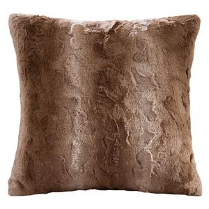 Квадратная подушка из искусственного меха Madison Park Marselle, цвет Tan
