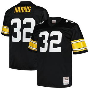 Футболка mitchell & ness franco harris pittsburgh steelers big & tall 1976 legacy Unbranded
