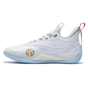 Баскетбольные кроссовки Basketball Shoes Men Low-Top 361 Degrees White/Crown Gold 361°