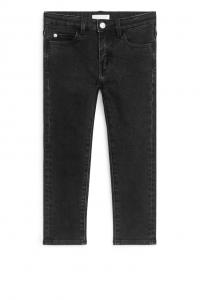 Узкие эластичные джинсы Arket, черный