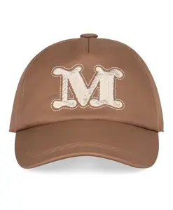 Бейсболка из водоотталкивающего габардина. Max Mara, коричневый