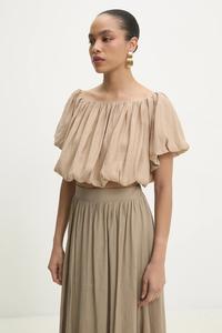 Блузка Answear.Lab, бежевый