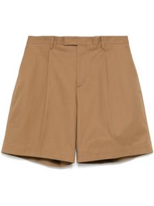 Шорты Lardini со складками, коричневый