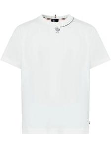 Футболка с логотипом Moncler Grenoble, белый