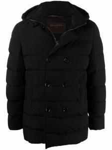 Moorer двубортный пуховик Florio, черный