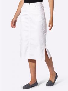 джинсовая юбка белого цвета WITT WEIDEN