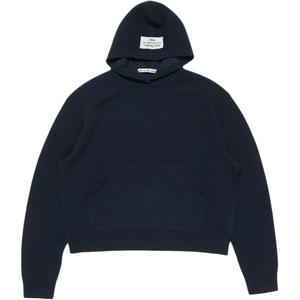 Толстовка с капюшоном и нашивкой с логотипом Acne Studios, синий