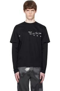 Футболка с длинным рукавом Fulgens Heliot Emil, черный