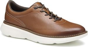 Мужские повседневные туфли-кроссовки Johnston Murphy Hayden с перфорацией и U-образным вырезом Johnston & Murphy, Tan Full Grain
