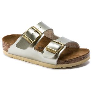 Сандалии Birkenstock Kid's Arizona Kids BF, цвет Electric Metallic Gold