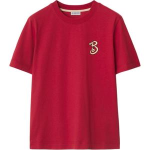 Футболка B Snake Cotton Burberry, красный