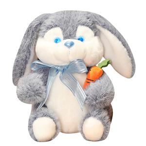 Кролик, морковный кролик, тканевая кукла, плюшевая кукла Barbne, синий
