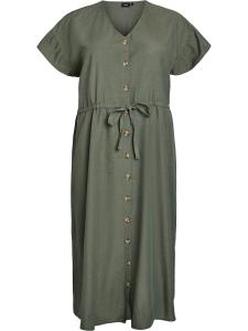 Платье Zizzi Vflex, оливковый