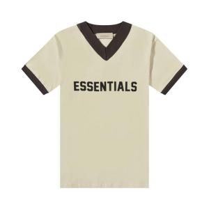 Футболка Fear of God Essentials Kids V-Neck Tee Wheat, кремовый