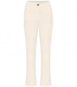 Холщовые брюки Finley с высокой талией Rejina Pyo, экрю