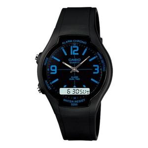 Часы CASIO Quartz Waterproof Sports Mens Black Analog/Digital Combo, черный