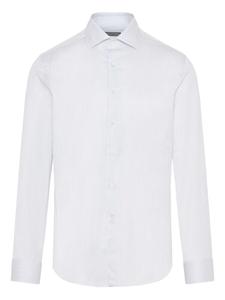 Полосатая рубашка Canali, синий