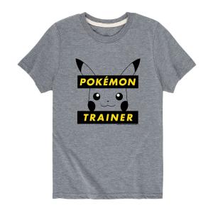 Футболка с рисунком «Тренер покемонов Пикачу» для мальчиков 8–20 лет Licensed Character
