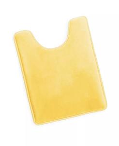 Нескользящий, ультрамягкий плюшевый коврик для ванной из пены с эффектом памяти — контур 24 x 20 дюймов Clara Clark, желтый