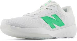 Мужские теннисные кроссовки New Balance FuelCell 996 V6 для жесткого корта, белый/зеленый