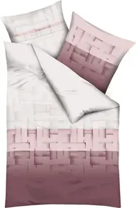 Постельное белье Renforcé 155x220 см Cadette 12012 burgundy old pink Kaeppel