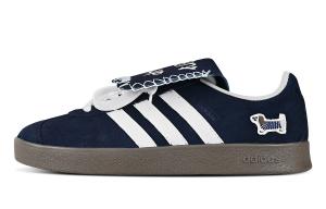 Adidas VL COURT 2.0 Cheese Cushioning, Wear Resistant Low Top Skateboard Shoes Women's Navy Blue