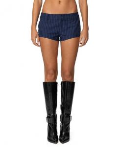 Микро-шорты Harrison Pinstripe Edikted, синий
