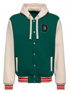 King Kerosin Толстовка на молнии 'Dallas' в зеленом цвете