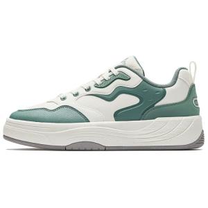 Pg7 Модные низкие скейтбордистские кроссовки для мужчин с противоскользящей, амортизирующей и износостойкой подошвой Anta, белый зеленый