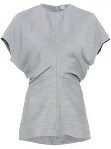 Топ с жатым эффектом TOTEME, синий