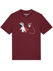 Футболка wat? Apparel, цвет weinrot