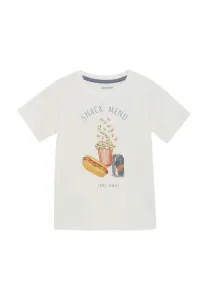 Футболка с принтом mitshirt Minymo, Marshmallow White