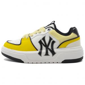 Кроссовки MLB Chunky Liner Skateboarding Shoes Unisex Low-top White, цвет Lemon