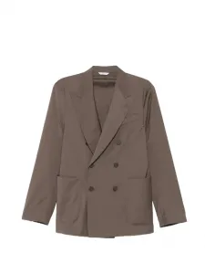Двубортный костюм Manuel Ritz, коричневый