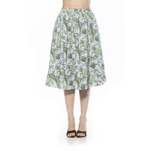 Женская юбка миди с эластичной талией и сборками Alexia Admor, цвет paisley blue