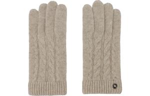 Женские перчатки из 100% кашемира ELLE, бежевый camel