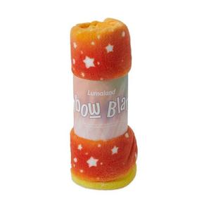 Мягкое одеяло Lumaland для детей - 75 х 100 см - разноцветное DS Produkte, оранжевый