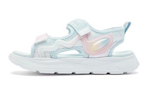 Дышащие детские сандалии для подростков QIAODAN, синий/розовый