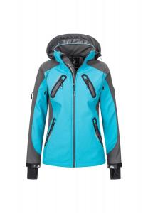 Куртка из софтшелла Rock Creek, бирюзовый