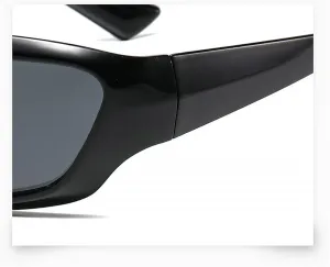 Солнцезащитные очки Melrose Y2K Punk Mask для женщин, роскошные спортивные солнцезащитные очки-щитки для женщин, модные очки-маски с обтекаемой формой, R5002, Green