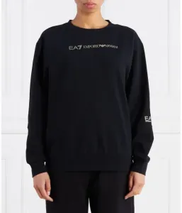 Толстовка regular fit Ea7, черный