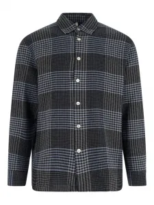 Клетчатая рубашка с длинными рукавами Sunflower, черный
