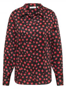 Блузка REGULAR FIT черного цвета Eterna