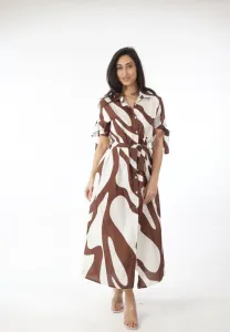 Платье макси Elara, Braun