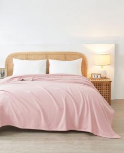 Одеяло из египетского хлопка, размер King MELANGE HOME, Tea Rose