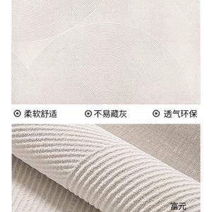 Katifia Ковер 160х230 см для гостиной/спальни в итальянском стиле, минимализм, сплошной серый цвет, Pran-21732